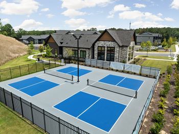 A tennis court 